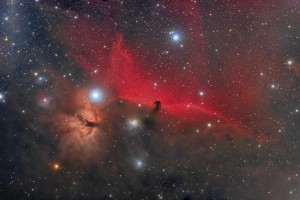 Horshead nebula in constellation of Orion